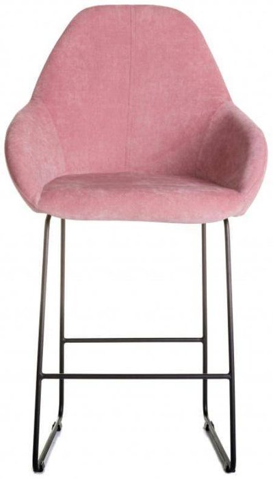Кресло полубарное Kent розового цвета - лучшие Барные стулья в INMYROOM