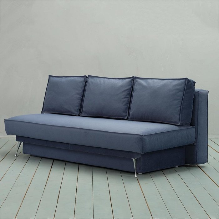 Диван-кровать Модена Galaxy синего цвета - купить Прямые диваны по цене 19990.0