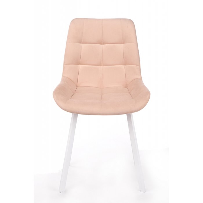 Обеденный стул Челси П бежевого цвета - купить Обеденные стулья по цене 5170 Обеденный стул Челси П бежевого цвета - купить Обеденные стулья по цене 5170