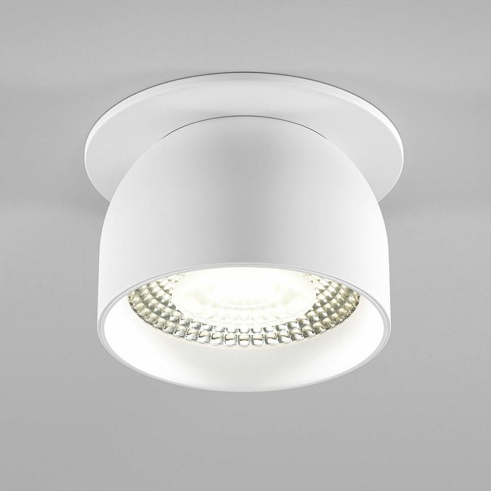 Светильник встраиваемый светодиодный Uno белый 25092/LED - купить Встраиваемые споты по цене 2810.0