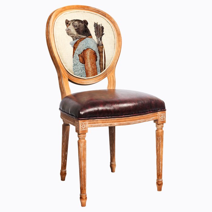 Стул Мистер Робин Гуд с сидением из экокожи - купить Обеденные стулья по цене 29000.0