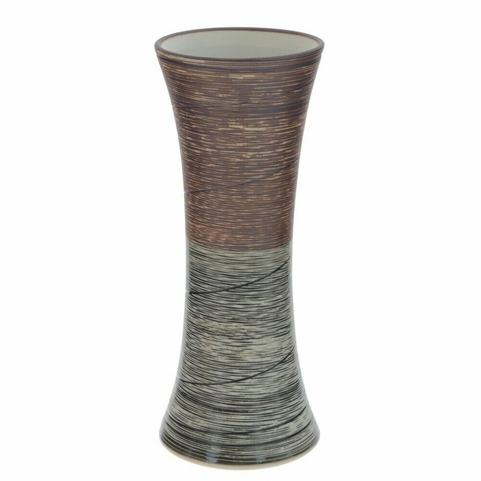 Фарфоровая ваза серого цвета