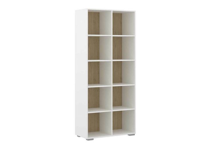 Шкаф книжный Нордвик белого цвета - купить Книжные шкафы по цене 33990.0