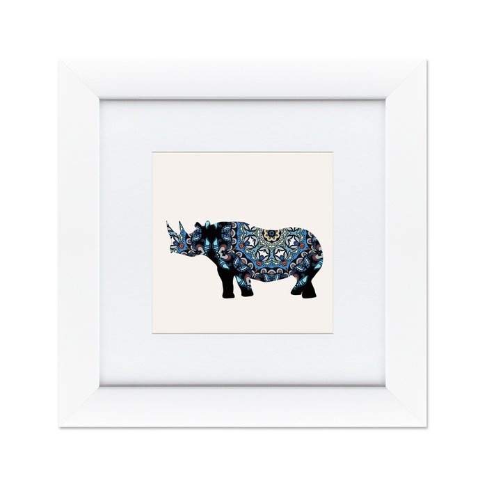 Картина Восточная яркость носорог  2016 г. - купить Картины по цене 2995.0