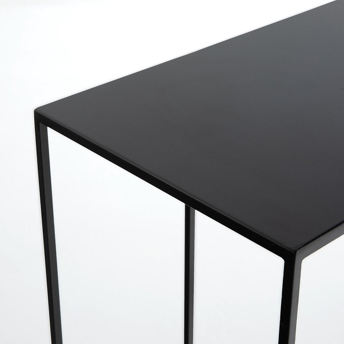 Кофейный стол из металла Hiba черного цвета - лучшие Кофейные столики в INMYROOM