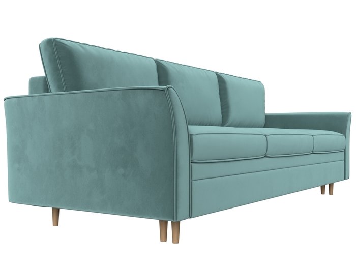 Прямой диван-кровать София темно-бирюзового цвета - лучшие Прямые диваны в INMYROOM