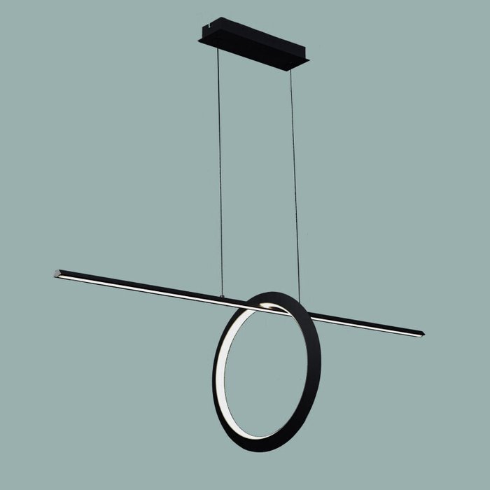 Подвесной светильник KITESURF 7143 (силикон, цвет черный) - купить Подвесные светильники по цене 36363