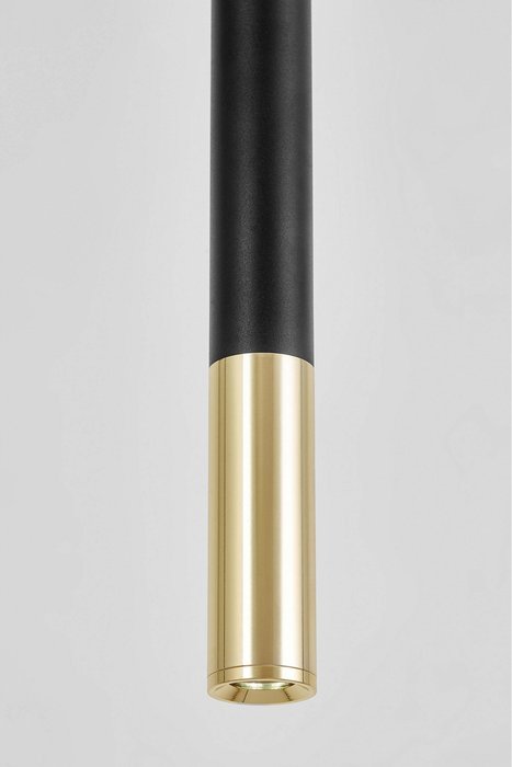 Подвесной светильник Lumina Deco Tuba LDP 1100-500 BK+GD - лучшие Подвесные светильники в INMYROOM