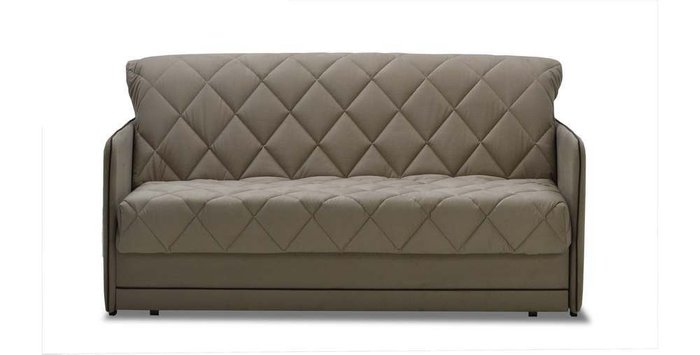 Диван-кровать Клэр 1 коричневого цвета - купить Прямые диваны по цене 37100.0