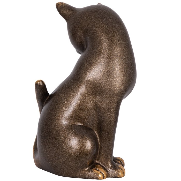 Статуэтка Кошка бронзового цвета - купить Фигуры и статуэтки по цене 1584.0