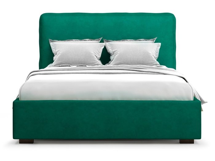 Кровать Brachano 140х200 зеленого цвета