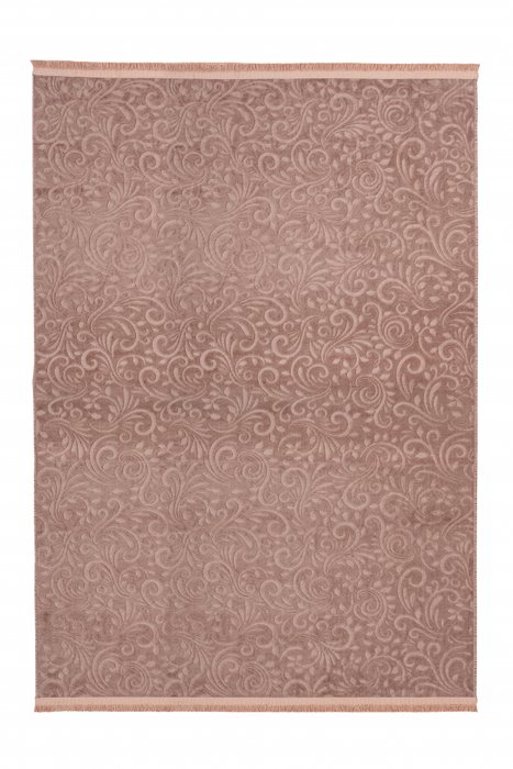 Рельефный ковер Peri 160x220 коричневого цвета