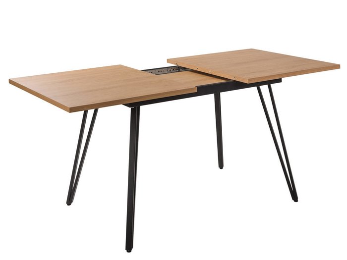 Стол обеденный раздвижной Диего светло-коричневого цвета - купить Обеденные столы по цене 19460.0