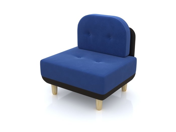 Кресло Торли синего цвета - купить Интерьерные кресла по цене 19990.0