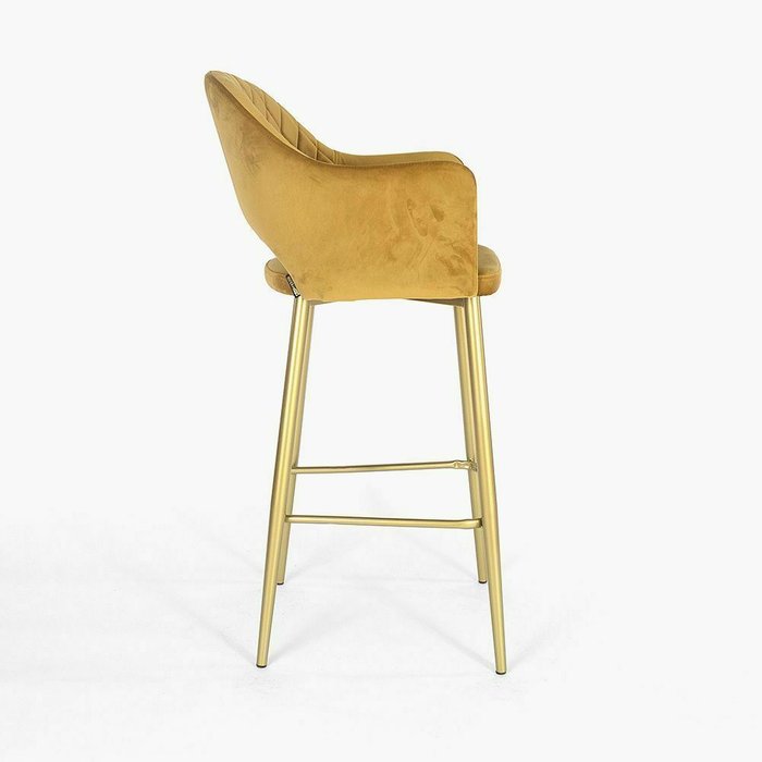 Барный стул Белладжио горчичного цвета - лучшие Барные стулья в INMYROOM