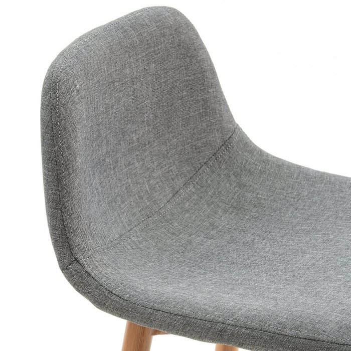 Комплект из двух барных стульев Nordie серого цвета - лучшие Барные стулья в INMYROOM