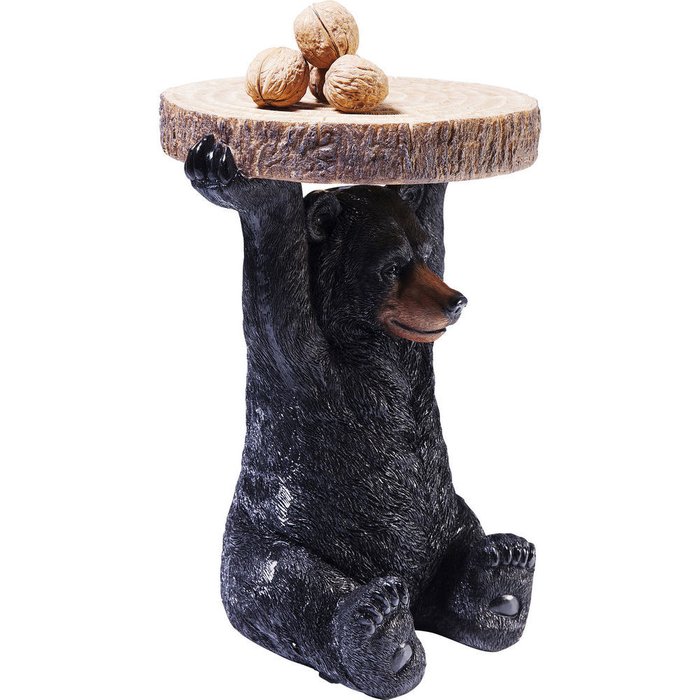 Столик приставной Bear черного цвета - купить Кофейные столики по цене 10120.0