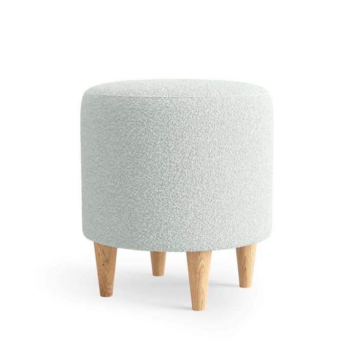 Пуф Нико Fluffy светло-серого цвета - лучшие Пуфы в INMYROOM