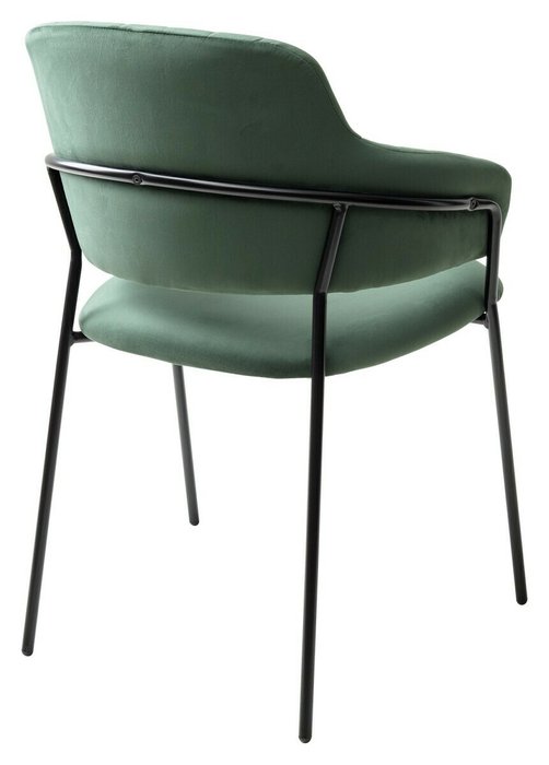Стул Лотос зеленого цвета - лучшие Обеденные стулья в INMYROOM