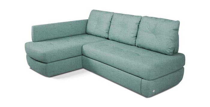 Угловой диван-кровать Арно бирюзового цвета - купить Угловые диваны по цене 67014.0