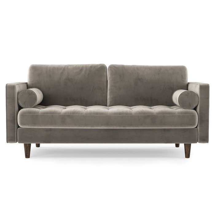 Трехместный раскладной диван Scott серый