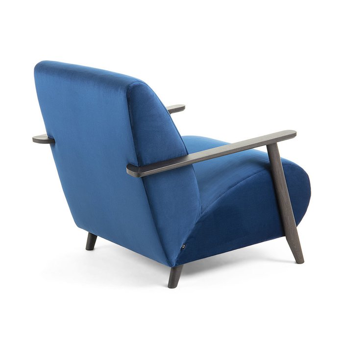 Кресло Marthan синего цвета - лучшие Интерьерные кресла в INMYROOM