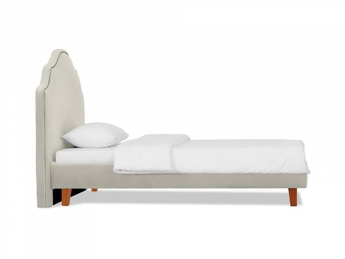 Кровать Princess II L 120х200 светло-серого цвета - купить Кровати для спальни по цене 51300.0