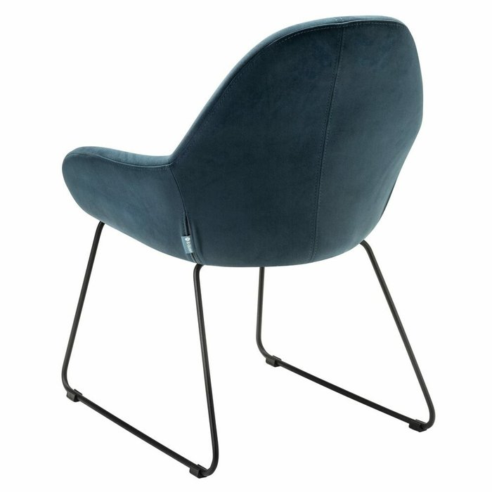 Стул-кресло Kent Diag темно-синего цвета - лучшие Обеденные стулья в INMYROOM