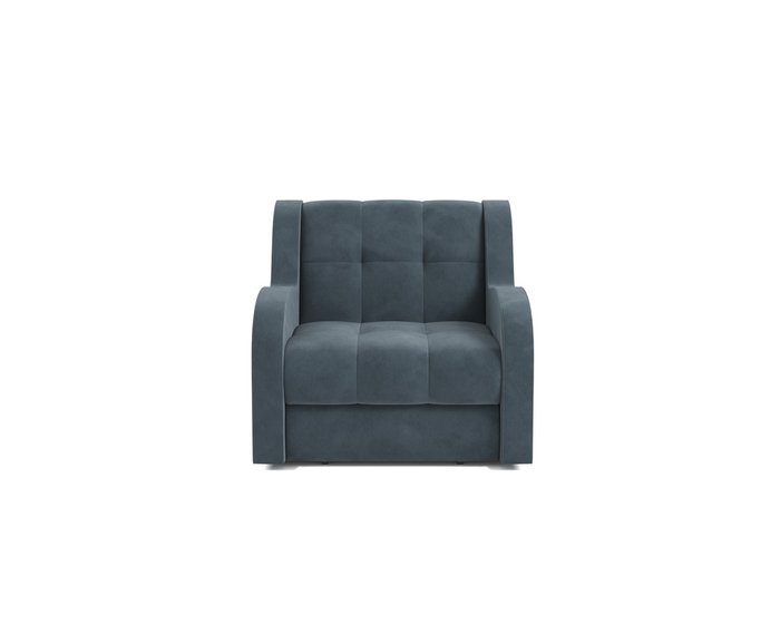 Кресло-кровать Барон серо-синего цвета - купить Интерьерные кресла по цене 27490.0