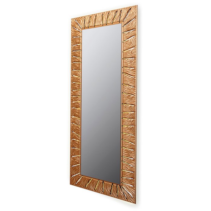 Настенное зеркало Sunshine L цвета бронзы - лучшие Настенные зеркала в INMYROOM