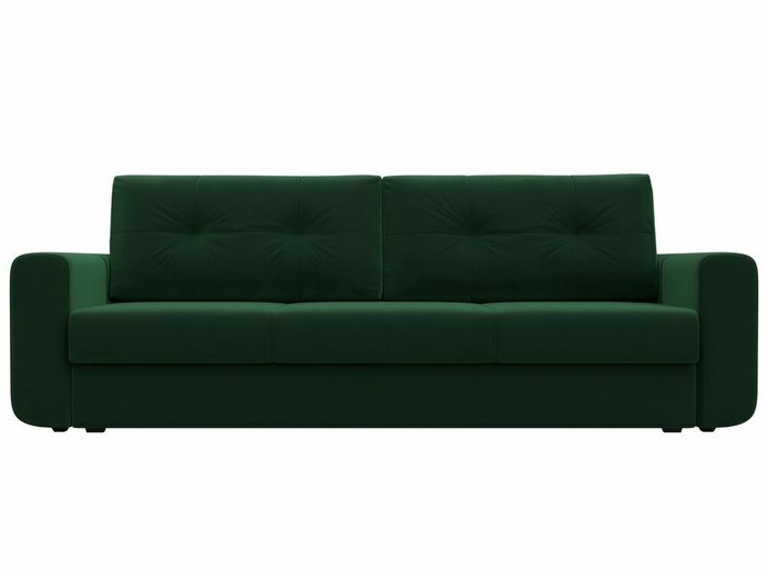 Диван-кровать Лига 031 зеленого цвета - купить Прямые диваны по цене 36999.0