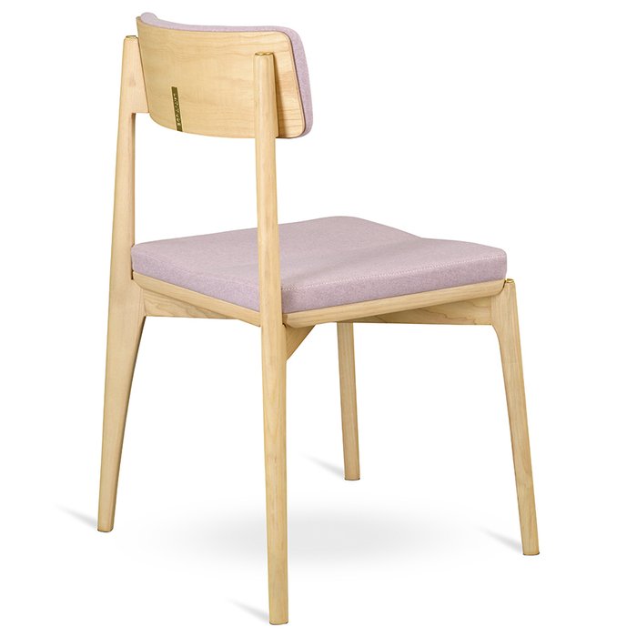 Стул Aska бежево-розового цвета  - лучшие Обеденные стулья в INMYROOM