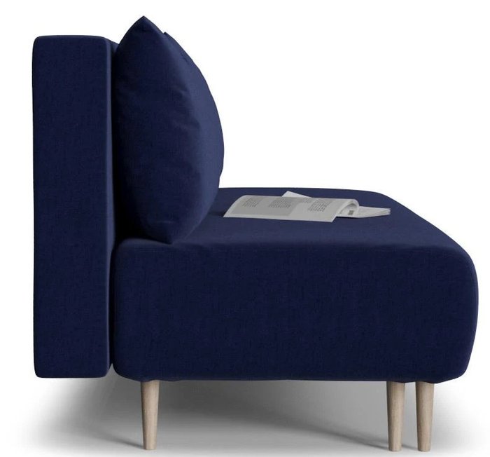 Диван-кровать Mille Smail синего цвета - лучшие Прямые диваны в INMYROOM