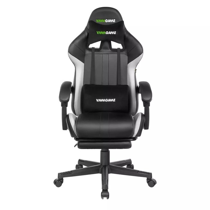 Игровое компьютерное кресло Throne черно-белого цвета - купить Офисные кресла по цене 19990.0