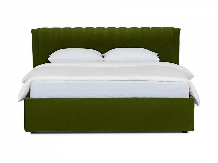 Кровать Queen Anastasia Lux зеленого цвета 160х200 с подъемным механизмом - купить Кровати для спальни по цене 80190.0