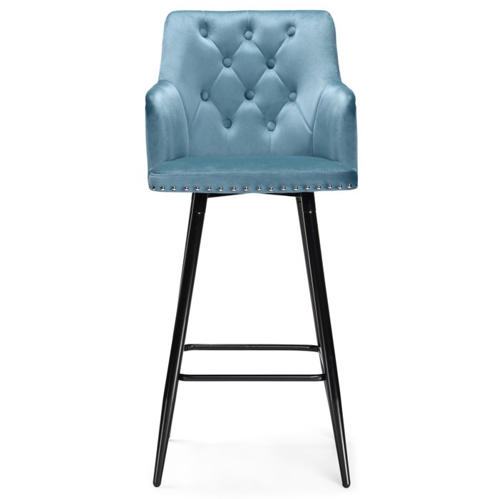 Барный стул Ofir голубого цвета - лучшие Барные стулья в INMYROOM