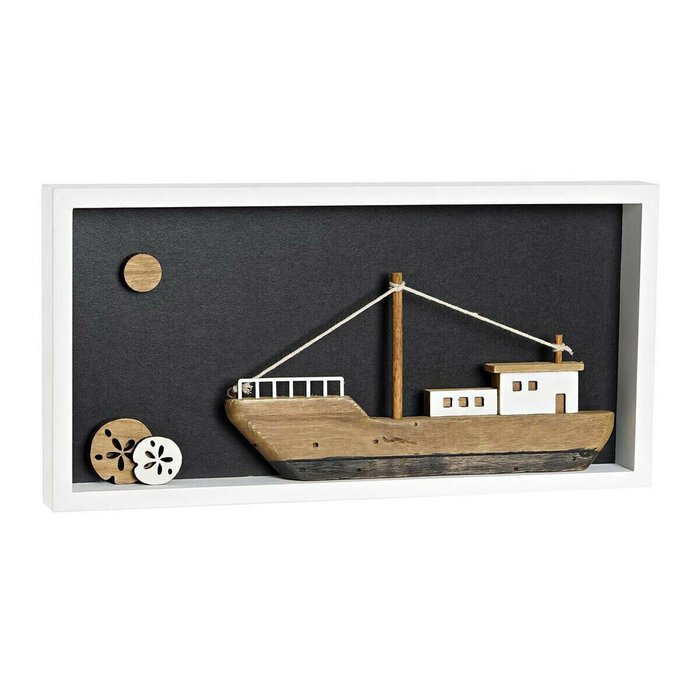 Декоративная фигура Белый Коричневый Barco 40 x 3,5 x 20 cm