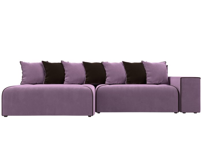 Угловой диван-кровать Кёльн сиреневого цвета левый угол - купить Угловые диваны по цене 53999.0