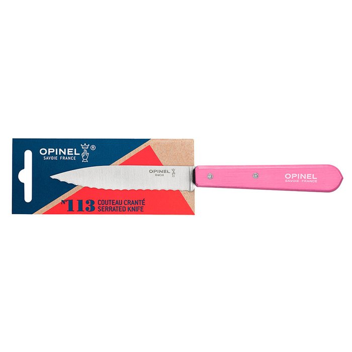 Нож les essentiels серрейтор розового цвета - купить Прочее по цене 910.0