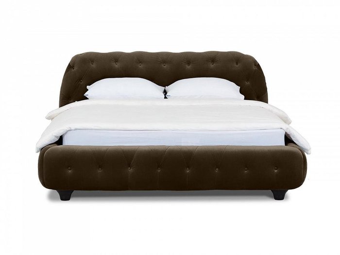 Кровать Cloud темно-коричневого цвета 160х200 - купить Кровати для спальни по цене 68080.0