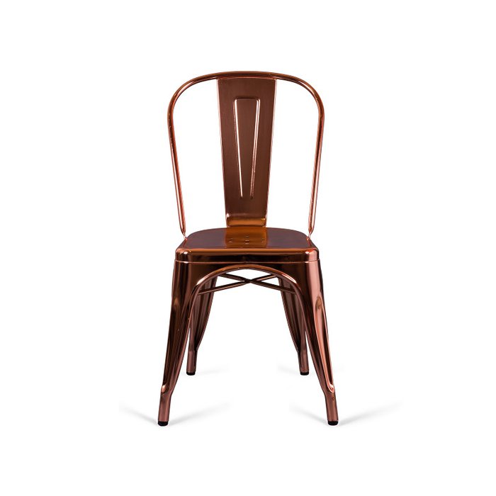 Стул Tolix Marais A медного цвета - лучшие Обеденные стулья в INMYROOM
