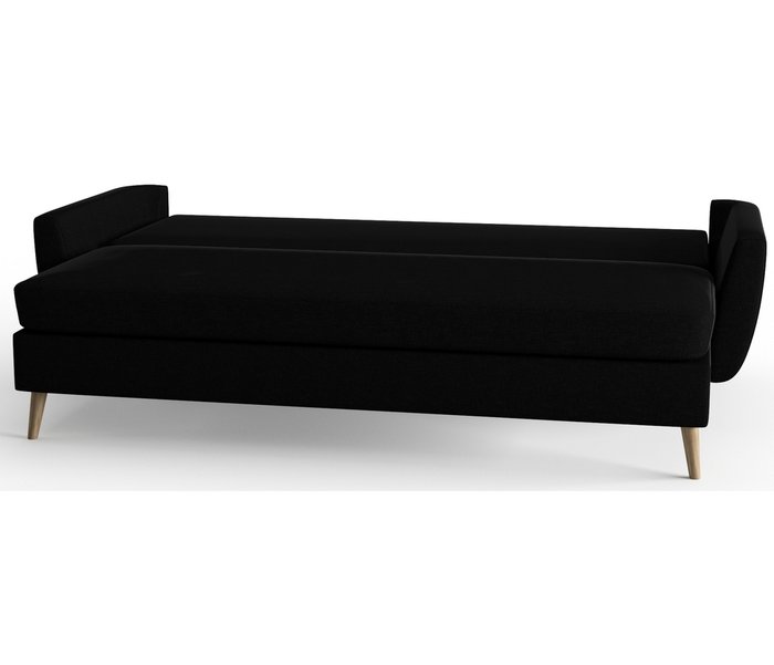Диван-кровать Авиньон черного цвета - лучшие Прямые диваны в INMYROOM