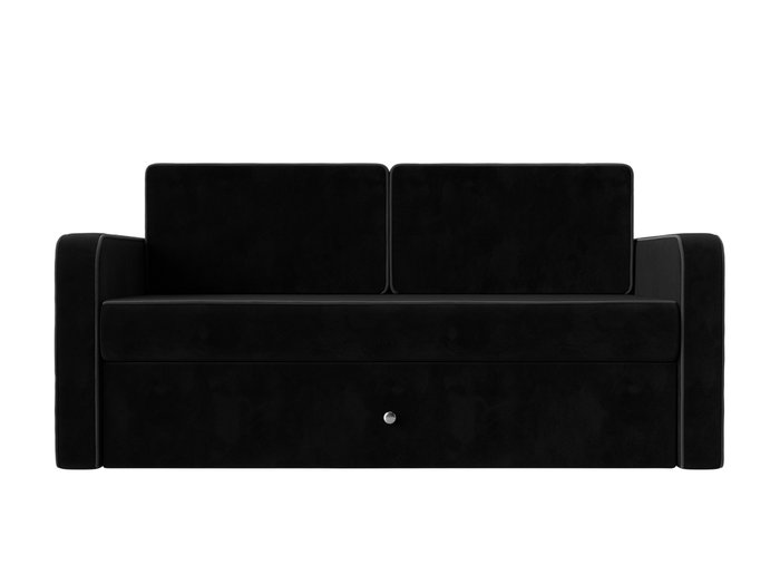 Диван-кровать Смарт черного цвета - купить Прямые диваны по цене 34999.0