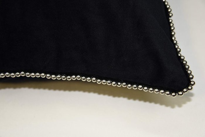 Наволочка Шарлота 45х45 черного цвета - лучшие Чехлы для подушек в INMYROOM