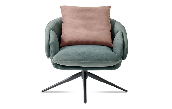 Кресло Leonor серого цвета - купить Интерьерные кресла по цене 52400.0