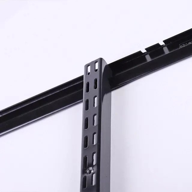 Рельс для стойки черного цвета 156 см - лучшие Комплектующие для гардеробных систем в INMYROOM Рельс для стойки черного цвета 156 см - лучшие Комплектующие для гардеробных систем в INMYROOM