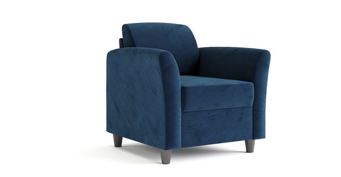 Кресло Катарина темно-синего цвета