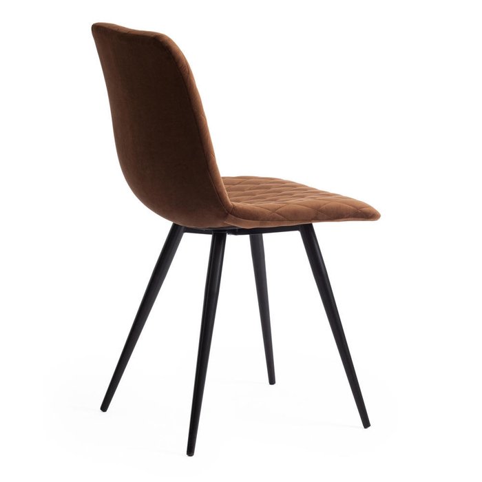 Комплект из четырех стульев Chilly коричневого цвета - лучшие Обеденные стулья в INMYROOM