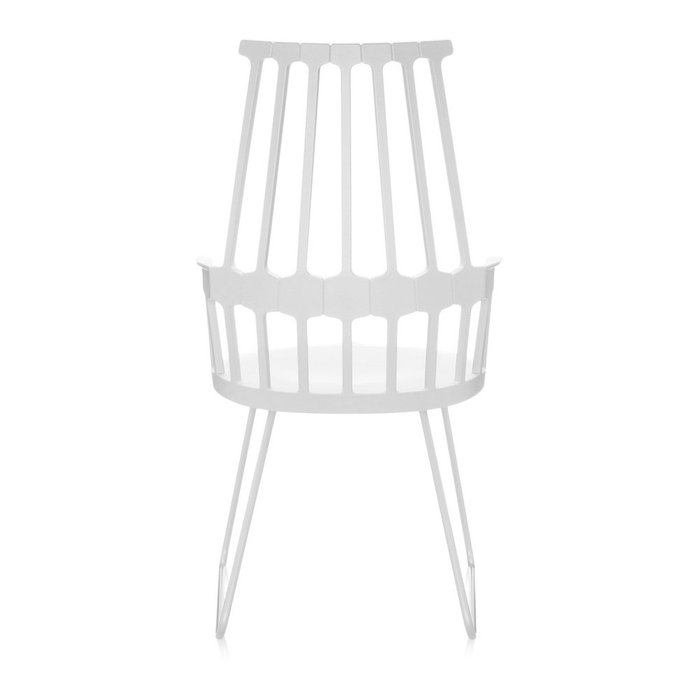 Кресло Comback белого цвета - лучшие Обеденные стулья в INMYROOM