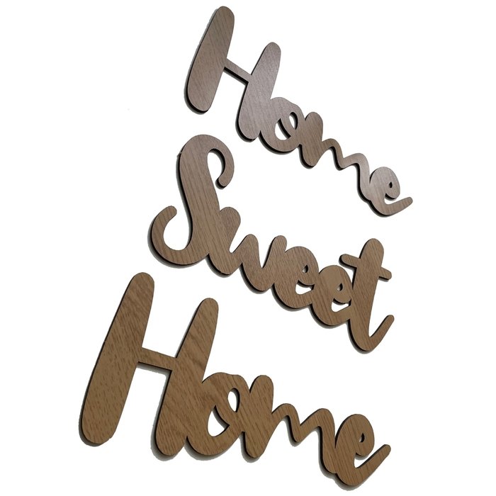 Деревянная табличка Дом милый дом. Home Sweet Home цвета Дуб - купить Декор стен по цене 890.0